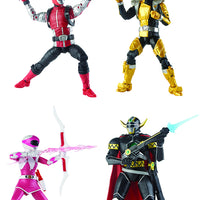 Power Rangers Lightning Collection 6 Inch Action Figure Wave 2 - Set of 4 (BM Red - BM Gold - LG Magna - MMPR Pink)