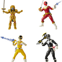 Power Rangers Lightning Collection 6 Inch Action Figure Wave 6 - Set of Zeo Red - Classic Black - Space Yellow - Goldar