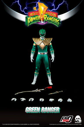 Power Rangers Mighty Morphin 12 Inch Action Figure 1/6 Scale - Green Ranger Threezero 907475