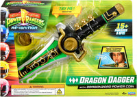 Power Rangers Mighty Morphin 13 Inch Prop Replica Re-Ignition - Dragon Dagger with Dragonzord Power Coin