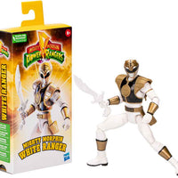 Power Rangers Mighty Morphin 6 Inch Action Figure VHS Exclusive - White Ranger