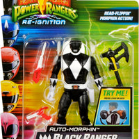 Power Rangers Re-Ignition 6 Inch Action Figure Auto Morphin - Black Ranger