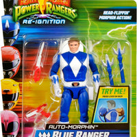 Power Rangers Re-Ignition 6 Inch Action Figure Auto Morphin - Blue Ranger