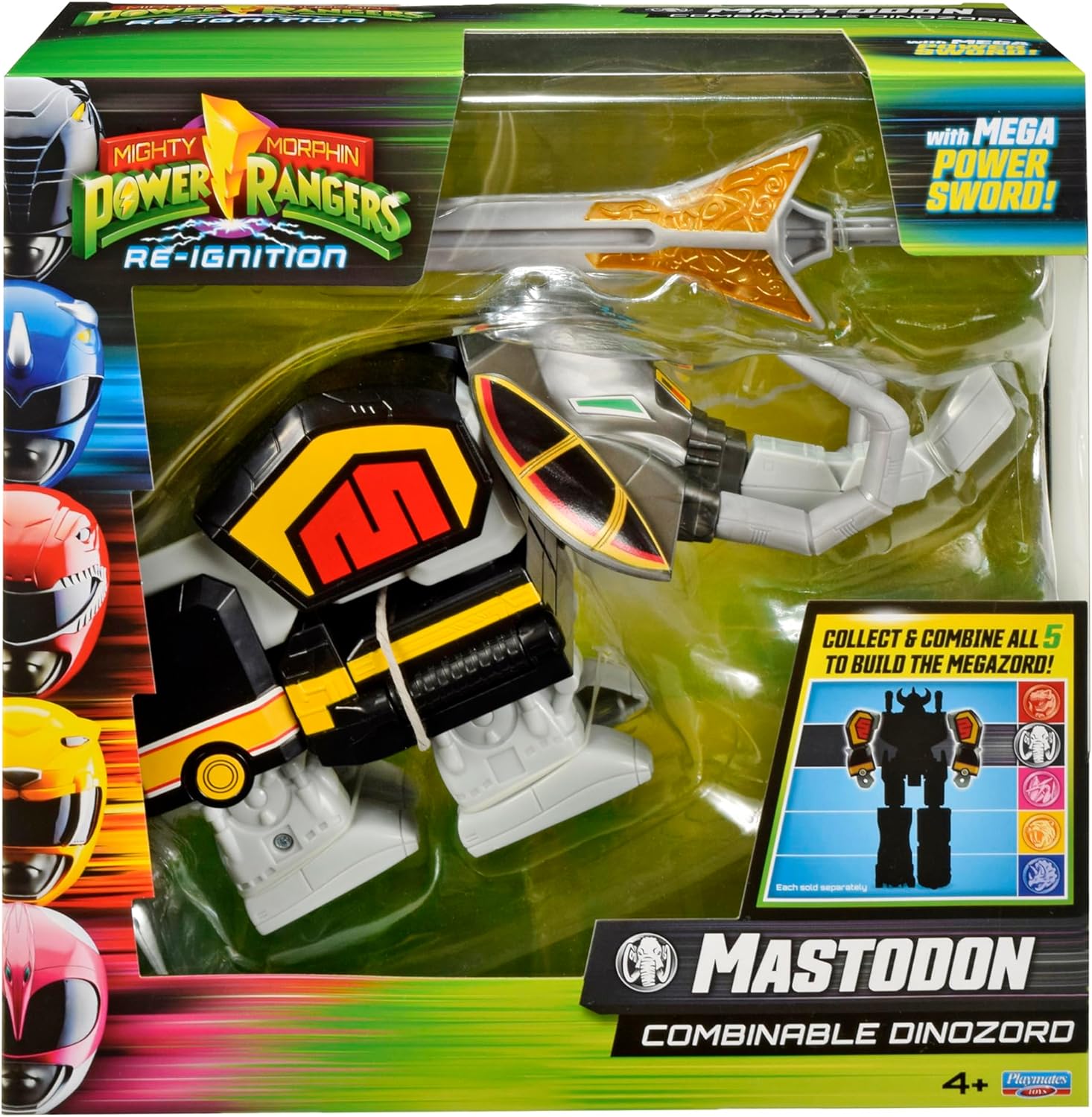 ran.ran☆ Power Rangers Re-Ignition 6 Inch Action Figure Combinable Megazord