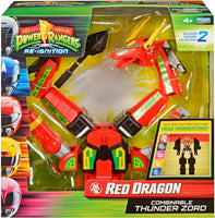 Power Rangers Re-Ignition 6 Inch Action Figure Combinable Thunderzord Deluxe - Red Dragon