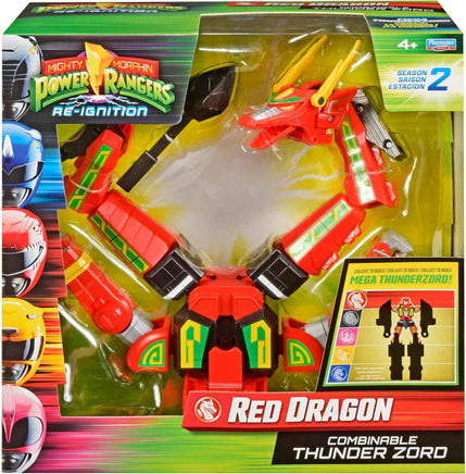 Power Rangers Re-Ignition 6 Inch Action Figure Combinable Thunderzord Deluxe - Red Dragon