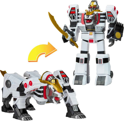 Power Rangers Re-Ignition 8 Inch Action Figure Combinable Thunderzord - White Tigerzord