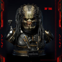 Predator 30 Inch Bust Statue Life Size Bust - Fugitive Predator Deluxe Version Prime 903898
