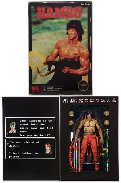 Rambo First Blood Part II 7 Inch Action Figure Classic Video Game Seri ...