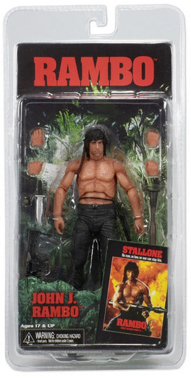 Rambo First Blood Part II 7 Inch Action Figure Series 2 - Rambo| Cmdstore