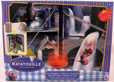 Ratatouille Action Figures Playset: Sewer Splashdown