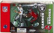 RICH GANNON vs DERRICK BROOKS Deluxe NFL 2 Figure Pack McFarlane Sportspicks