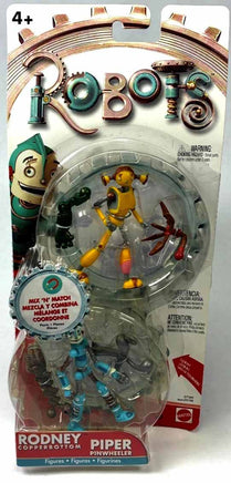 Robots Action Figure - Rodney Copperbottom and Piper Pinwheeler