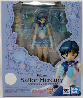 Sailor Moon Pretty Guardian 6 Inch Action Figure S.H. Figuarts - Sailor Mercury Animation Color Edition