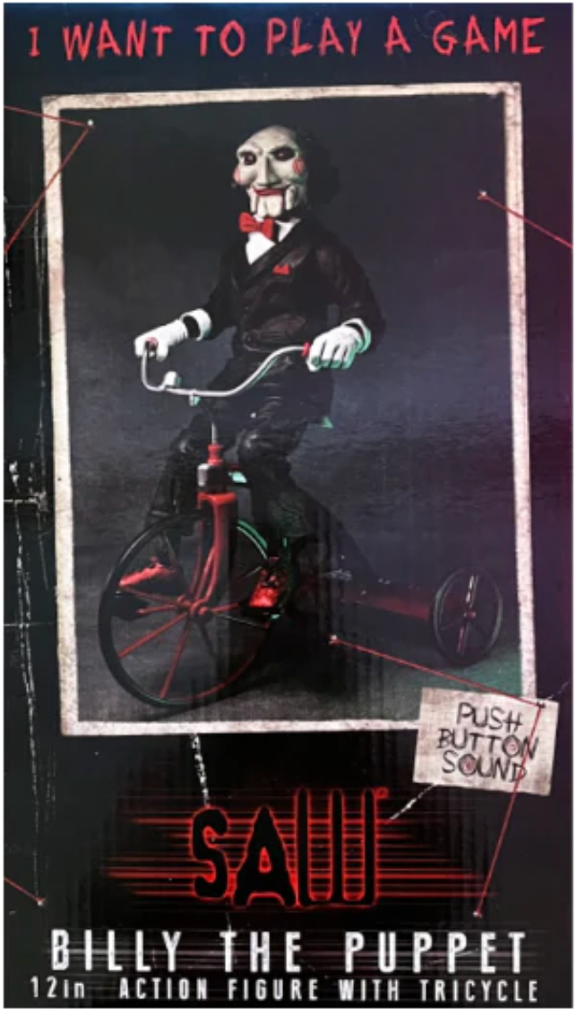 Saw 12 Inch Action Figure Deluxe - Billy Puppet with Saw 12 Inch Action Figure Deluxe - Billy Puppet with