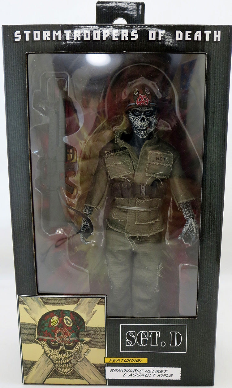 S.O.D. 8 Inch Action Figure Retro Clothed Series - Sgt of Death