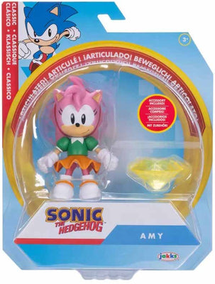 Sonig The Hedgehog 4 Inch Action Figure Articulated Wave 18 - Amy