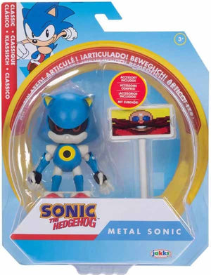 Sonig The Hedgehog 4 Inch Action Figure Articulated Wave 18 - Metal Sonic