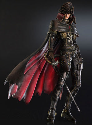 Space Pirate Captain Harlock 8 Inch Action Figure Play Arts Kai Series - Captain Harlock