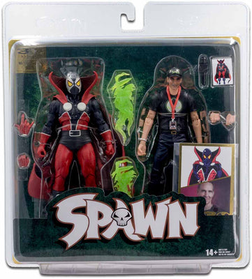 Spawn 30th Anniversary 7 Inch Action Figure 2-Pack - Spawn & Todd McFarlane