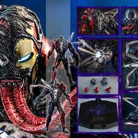 Spider-Man Maximum Venom 12 Inch Action Figure 1/6 Scale - Venomized Iron Man Hot Toys 907026