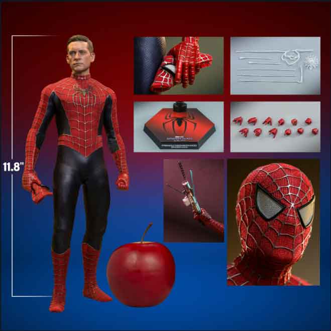 Spider-Man No Way Home 12 Inch Action Figure 1/6 Scale - Friendly Neighborhood Spider-Man Hot Toys 911370