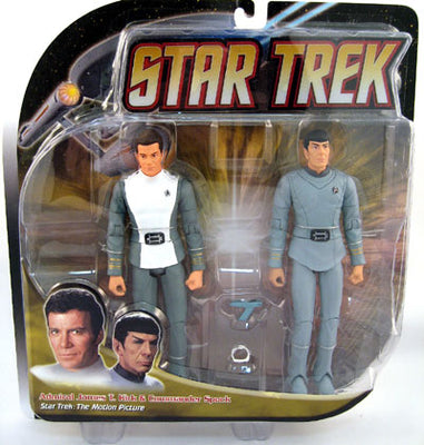 Star Trek The Motion Picture Action Figure: Spock And Kirk 2-Pack (Sub-Standard Packaging)