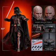 Star Wars 12 Inch Action Figure 1/6 Scale - Darth Vader Battle Damaged Hot Toys 913612