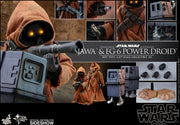 Star Wars 8 Inch Action Figure 1/6 Scale Series - Jawa & EG-6 Power Droid Hot Toys 904942