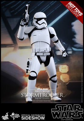 Star Wars 12 Inch Action Figure Movie Masterpiece 1/6 Scale Series - First Order Stormtrooper Squad Leader Hot Toys