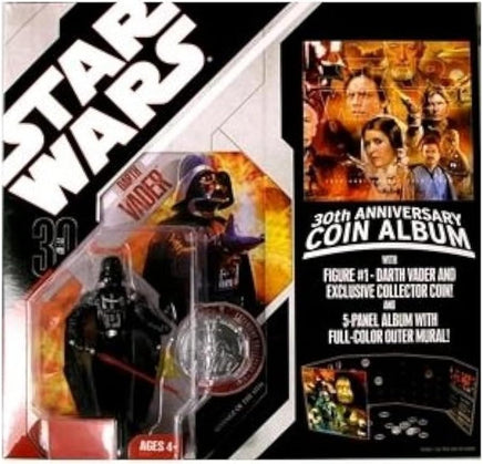 Star Wars 30th Anniversary Coin Album 3.75 Inch Action Figure - Darth Vader
