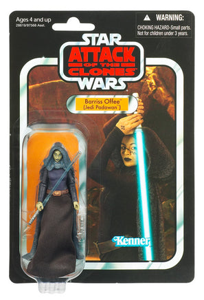 Star Wars Black & Silver Vintage 3.75 Inch Action Figure (2011 Wave 3) - Bariss Offee (Ep 3) VC51
