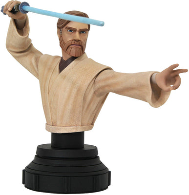 Star Wars Clone Wars 1/7 Scale 6 Inch Bust Statue - Obi-Wan Kenobi