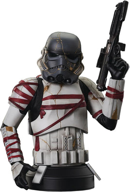 Star Wars Collectible Ahsola 7 Inch Bust Statue - Night Trooper Bust
