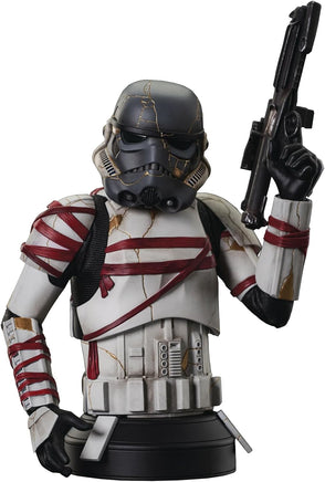 Star Wars Collectible Ahsola 7 Inch Bust Statue - Night Trooper Bust