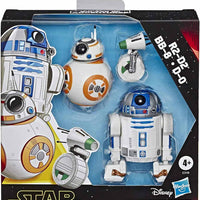 Star Wars Galaxy Of Adventures 3 Inch Action Figure - R2-D2 with BB-8 & D-O