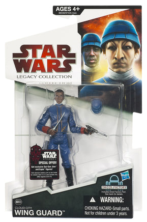Star Wars Legacy 3 3/4 Inch Action Figure Build-A-Droid Series (2009 Wave 7) - Cloud City Wing Guard Black BD50