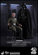 Star Wars A New Hope 12 Inch Action Figure MMS 1/6 Scale Series - Grand Moff Tarkin and Darth Vader Hot Toys 903162