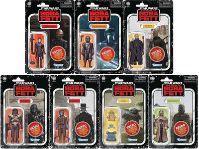 Star Wars Retro Collection 3.75 Inch Action Figure Wave 6 - Set of 7