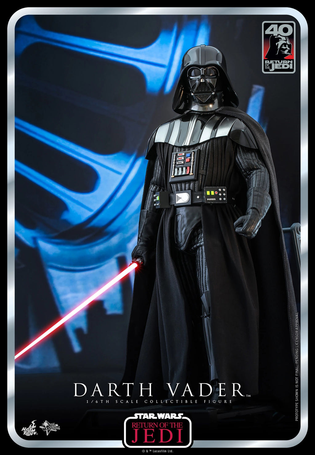 Star Wars Return Of The Jedi 13 Inch Action Figure 1/6 Scale - Darth Vader Hot Toys 912232