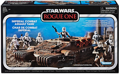 Star Wars The Vintage Collection Rogue One 3.75 Inch Scale Vehicle Figure Black Series - Imperial Combat Assault Tank