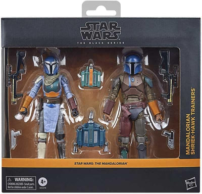 Star Wars The Black Series 6 Inch Action Figure 2-Pack Exclusive - Mandalorian Shriek-Hawk Trainers