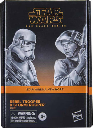 Star Wars The Black Series 6 Inch Action Figure 2-Pack - Rebel Trooper & Stormtrooper