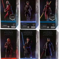 Star Wars The Black Series 6 Inch Action Figure Box Art (2023 Wave 1) - Set of 6