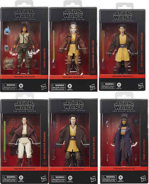 Star Wars The Black Series Acolytes 6 Inch Action Figure (2024 Wave 3A) - Set of 6 (#01 to #06)