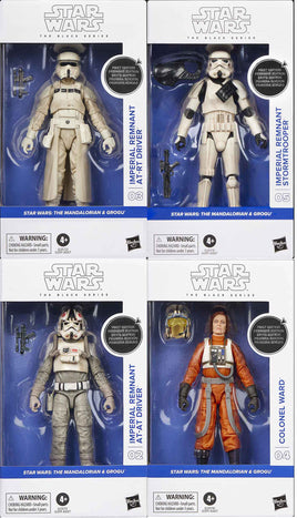 Star Wars The Black Series 6 Inch Action Figure (2026 Wave 1) White Box - Set of 4 (ATAT - ATRT - Stromtrooper - Ward)