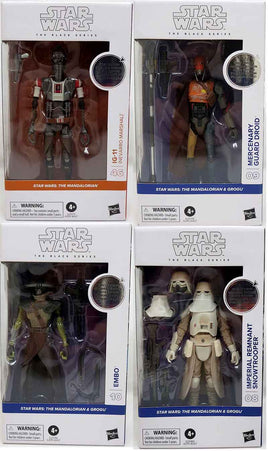 Star Wars The Black Series 6 Inch Action Figure (2026 Wave 2B) White Box - Set of 4