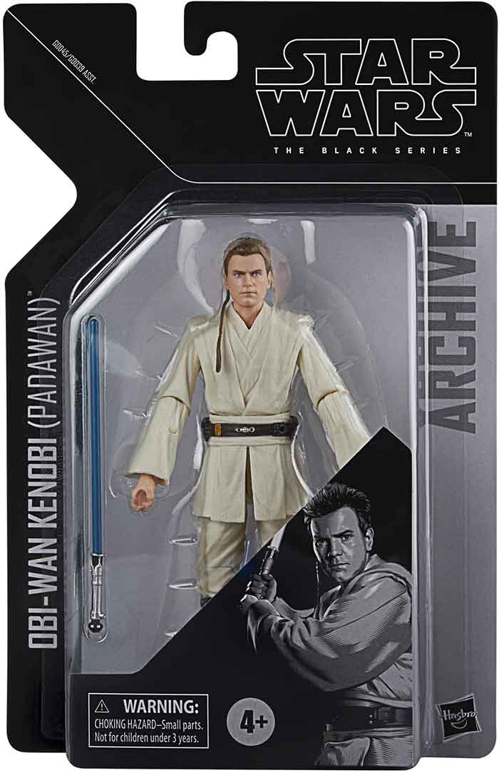 Star Wars The Black Series Archives 6 Inch Action Figure (2024 Wave 2) -  Obi-Wan Kenobi (Padawan)