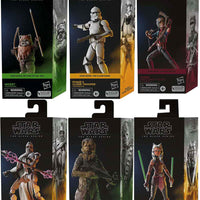 Star Wars The Black Series 6 Inch Action Figure Box Art (2023 Wave 2A) - Set of 6