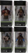 Star Wars The Black Series 6 Inch Action Figure Box Art (2024 Wave 1A) - Set of 4 (Bane - Chieftain - Pyke - Mando)
